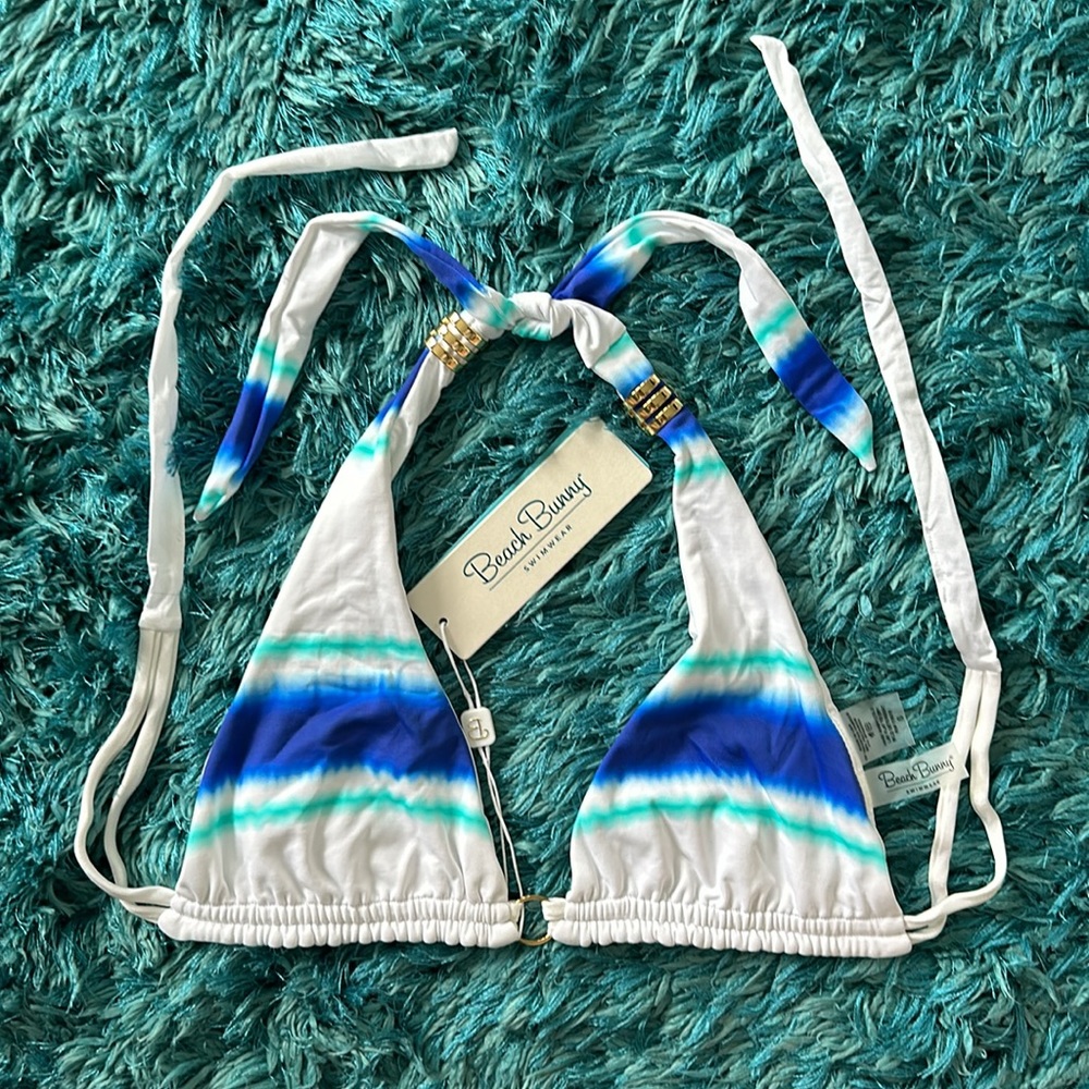 NWT Beach Bunny Stripe Tie Dye Halter